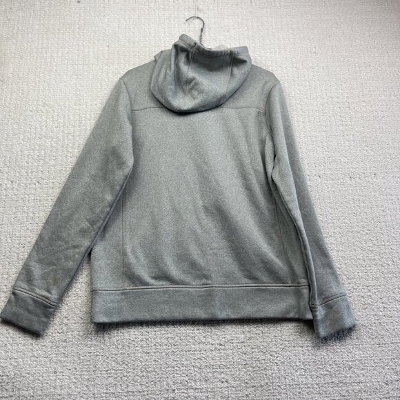 Burton Hoodie Sweatshirt Men's Size Medium Gray Mountain / Sun Rise Doodle Read - Picture 12 of 15